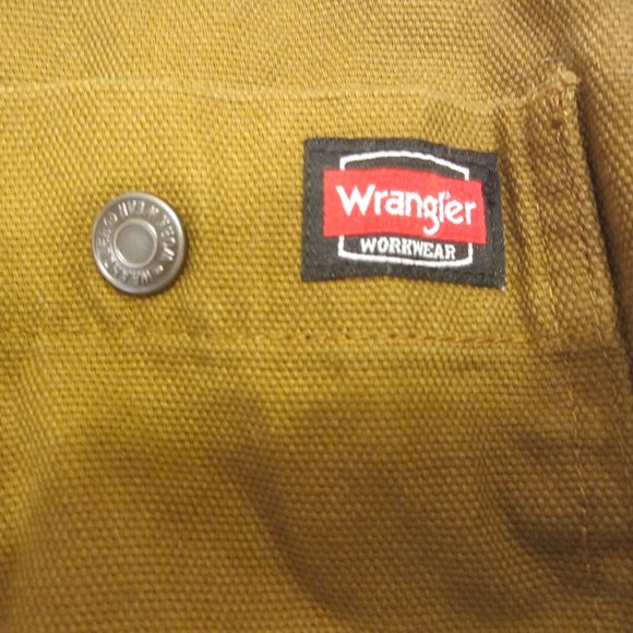 WRANGLER WORKWEAR CANVAS JACKET/SHIRT W/HOOD 2 POCKETS - Picture 6 of 9